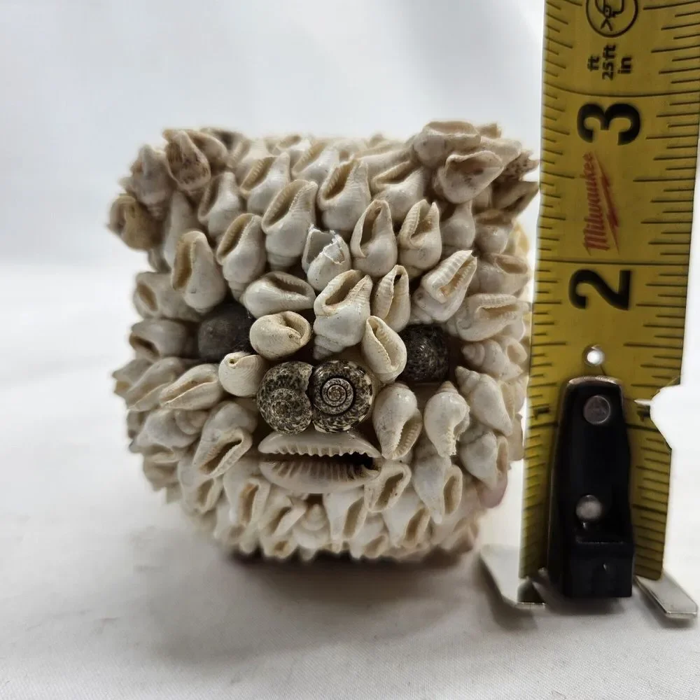 Vintage Sea Shell Pig Piggy Bank Coin‎ Bank